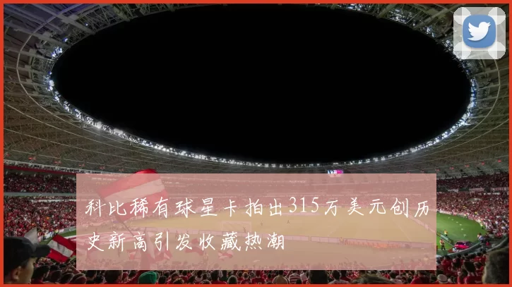 科比稀有球星卡拍出315万美元创历史新高引发收藏热潮